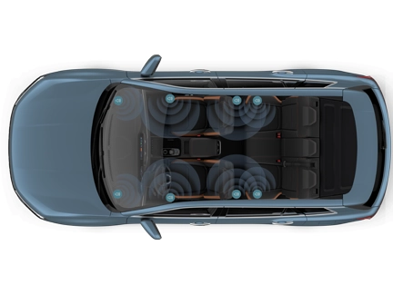 Hệ thống âm thanh 8 loa với hiệu ứng âm thanh vòm