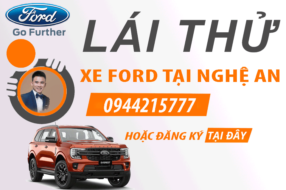 Vinh Ford tổ chức chương trình lái thử xe Ford tại TP Vinh - Nghệ An
