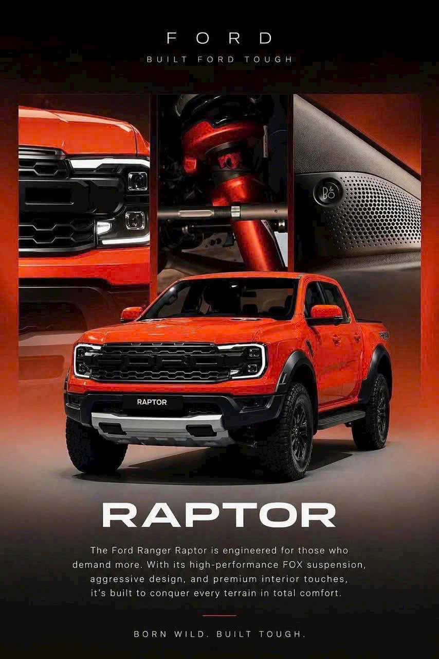 Quái Thú Ranger Raptor 3.0L V6 Máy Xăng – Nâng Cấp Khủng Khiến Giới Đam Mê Bán Tải Phấn Khích